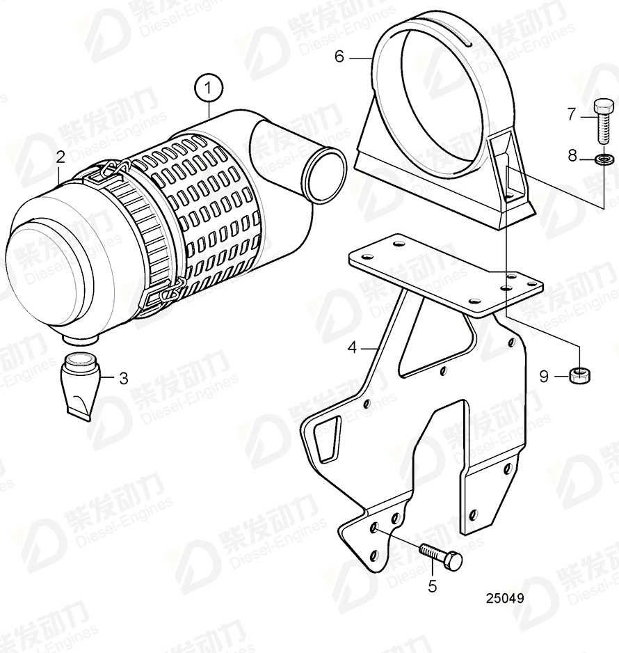 volvo penta Screw 20511231 Drawing volvo penta Screw 20511231 Drawing